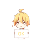 鏡音リンと鏡音レンスタンプ（個別スタンプ：7）