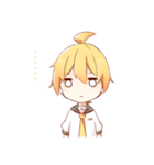 鏡音リンと鏡音レンスタンプ（個別スタンプ：8）
