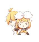 鏡音リンと鏡音レンスタンプ（個別スタンプ：12）