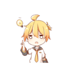 鏡音リンと鏡音レンスタンプ（個別スタンプ：14）