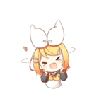 鏡音リンと鏡音レンスタンプ（個別スタンプ：17）
