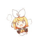 鏡音リンと鏡音レンスタンプ（個別スタンプ：19）