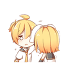鏡音リンと鏡音レンスタンプ（個別スタンプ：22）
