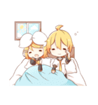 鏡音リンと鏡音レンスタンプ（個別スタンプ：28）