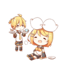 鏡音リンと鏡音レンスタンプ（個別スタンプ：30）