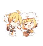 鏡音リンと鏡音レンスタンプ（個別スタンプ：33）