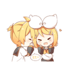 鏡音リンと鏡音レンスタンプ（個別スタンプ：36）