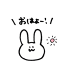 うさぎちゃん(´・∀・｀)（個別スタンプ：1）