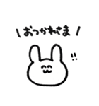うさぎちゃん(´・∀・｀)（個別スタンプ：4）