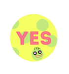 毎日使える言葉English
キモかわいい雲達（個別スタンプ：15）
