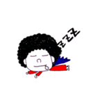 アフロ ヒーロー（個別スタンプ：12）