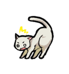 らくがき猫と犬（個別スタンプ：4）