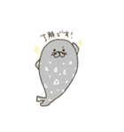 ゼニガタアザラシのスタンプ（個別スタンプ：3）