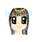 にっこり男女（個別スタンプ：4）