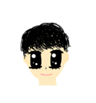 にっこり男女（個別スタンプ：5）