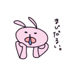 一生懸命働くうさぎ（個別スタンプ：10）