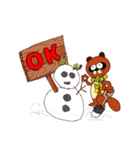 ポン太のクリスマス（個別スタンプ：15）