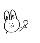 はじめての、うさぎ。（個別スタンプ：7）