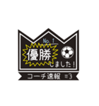 【業務連絡】サッカー／コーチ（個別スタンプ：9）