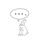 かわいいウサギのスタンプ（個別スタンプ：29）