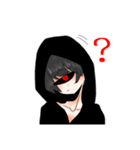 病み少年と単眼くん（個別スタンプ：10）