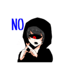 病み少年と単眼くん（個別スタンプ：12）
