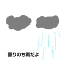 今日の天気予報（個別スタンプ：7）