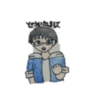 学くん高一くんみさきちゃん（個別スタンプ：3）