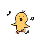 yellow hiyoko（個別スタンプ：2）