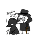 ペストマスク医師（個別スタンプ：6）