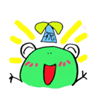 カエルさん★ひきこもごも（個別スタンプ：2）