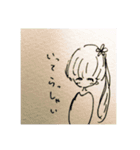 とてもへんな生き物と人（個別スタンプ：15）