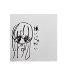 とてもへんな生き物と人（個別スタンプ：16）
