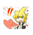 鏡音リンと鏡音レンの日常用スタンプ（個別スタンプ：14）