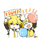 鏡音リンと鏡音レンの日常用スタンプ（個別スタンプ：16）