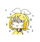 鏡音リンと鏡音レンの日常用スタンプ（個別スタンプ：17）