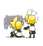 鏡音リンと鏡音レンの日常用スタンプ（個別スタンプ：20）
