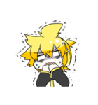 鏡音リンと鏡音レンの日常用スタンプ（個別スタンプ：21）