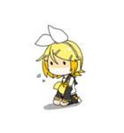 鏡音リンと鏡音レンの日常用スタンプ（個別スタンプ：29）