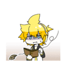 鏡音リンと鏡音レンの日常用スタンプ（個別スタンプ：30）