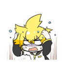 鏡音リンと鏡音レンの日常用スタンプ（個別スタンプ：34）