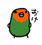 コザクラインコ 豆千代（個別スタンプ：6）