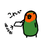 コザクラインコ 豆千代（個別スタンプ：13）