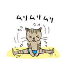 ヨガねこちゃん（個別スタンプ：21）