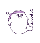 ラベンダー担当のあざらしさん（個別スタンプ：6）