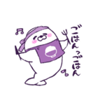 ラベンダー担当のあざらしさん（個別スタンプ：15）