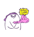 ラベンダー担当のあざらしさん（個別スタンプ：21）