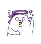 ラベンダー担当のあざらしさん（個別スタンプ：23）