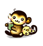 おサルのスタンプ（個別スタンプ：4）