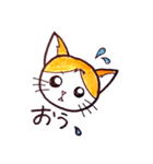 ハチワレむっちり②（個別スタンプ：10）